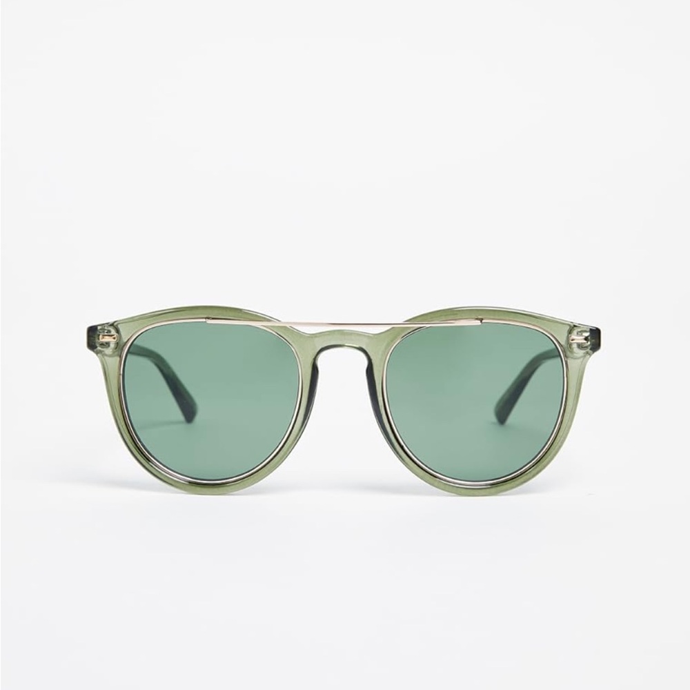 Le Specs Fire Starter Sunglasses; Green